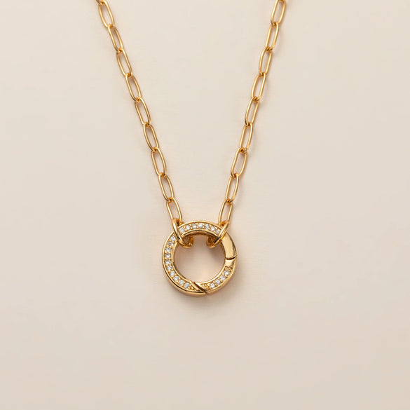 December Birthstone Pendant With Movable Buckle Copper Geometric Electroplated Diy Simple Pendant