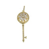 Decompression Rotary Key Jewelry Pendant Accessories Copper Electroplated Cartoon Style