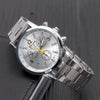 Decorative Fake Steel Band Watch Round Dial Alloy Casual Sports General Style