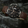 Decorative Men's Belt Watch Stainless Steel Strap And Case Round Dial Business Style