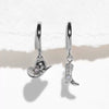 Denim Boots Hat Pendant Earrings Copper Geometric 18K Real Gold Plating Electroplated For Women