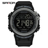 Digital Watch Multifunctional Youth Watch Fashion Trendy Luminous Student Watch Round Acrylic Mirror Abs Tpu Simple Natural