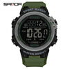 Digital Watch Multifunctional Youth Watch Fashion Trendy Luminous Student Watch Round Acrylic Mirror Abs Tpu Simple Natural