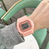 Digital Watch Plastic And Silicone Unicorn Luminous Square For Kids And Girls
