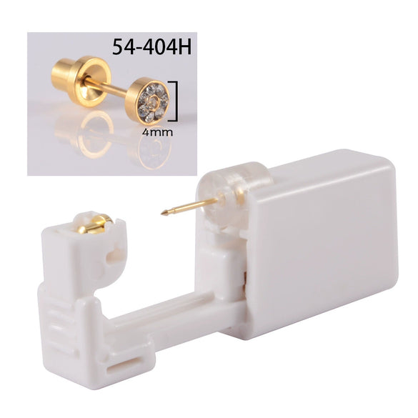 Disposable Ear Piercing Device 316L Stainless Steel Semicircle Diamond Low Pain Puncture Tool