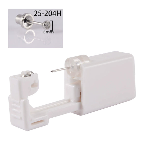 Disposable Ear Piercing Device 316L Stainless Steel Semicircle Diamond Low Pain Puncture Tool