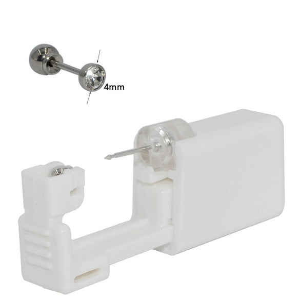 Disposable Ear Piercing Tool Buckle Ear Piercing Device Gold Plated 316L Stainless Steel Geometric Style Ear Stud