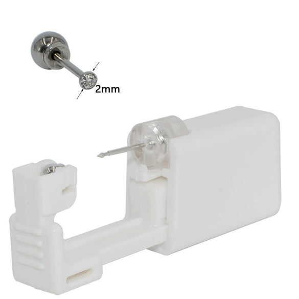 Disposable Ear Piercing Tool Buckle Ear Piercing Device Gold Plated 316L Stainless Steel Geometric Style Ear Stud