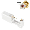 Disposable Lowpain Ear Piercing Gun 316L Stainless Steel Flower Ear Stud Simple Style Unisex