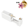 Disposable Lowpain Ear Piercing Gun 316L Stainless Steel Flower Ear Stud Simple Style Unisex