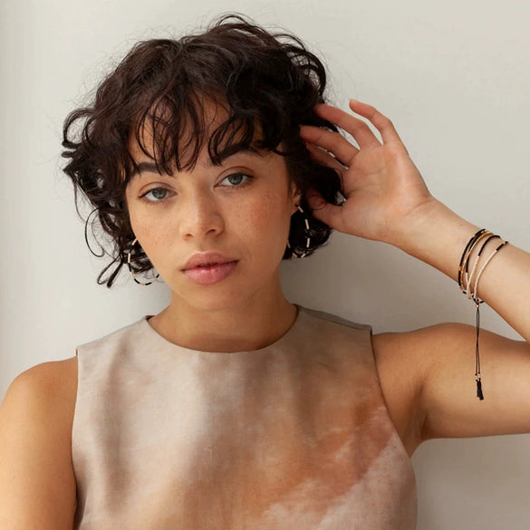 Distinctive All Match Multi Layer Winding Stacked Women's Bracelet With Miyuki Xiaomi Beads In Geometric Pattern Hand Woven From Glass And Glaze