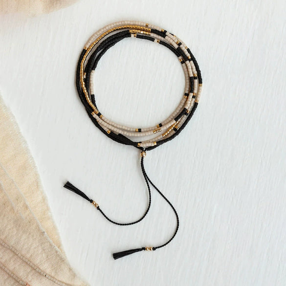 Distinctive All Match Multi Layer Winding Stacked Women's Bracelet With Miyuki Xiaomi Beads In Geometric Pattern Hand Woven From Glass And Glaze