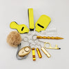 Diving Cloth Selfdefense Keychain Set Alloy Minimalist
