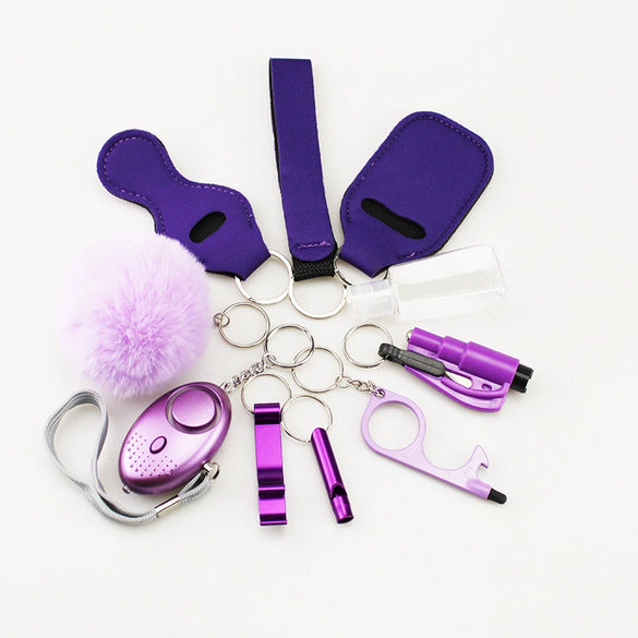 Diving Cloth Selfdefense Keychain Set