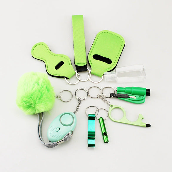 Diving Cloth Selfdefense Keychain Set