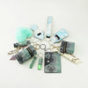 Diving Material Keychains Sbr Diving Material Artificial Leather Minimalist Style