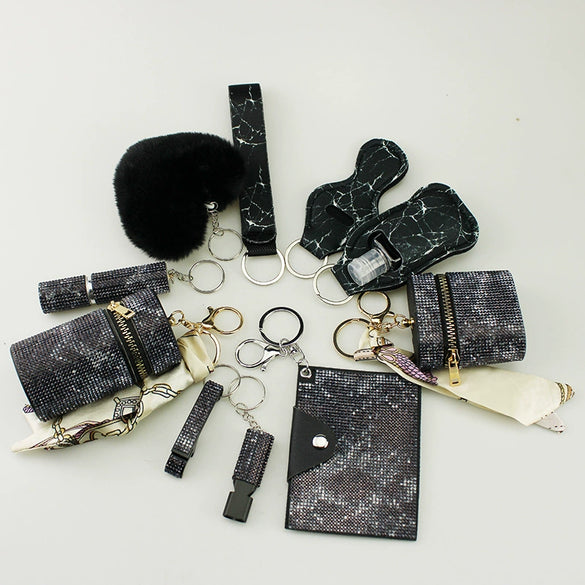 Diving Material Keychains Sbr Diving Material Artificial Leather Minimalist Style