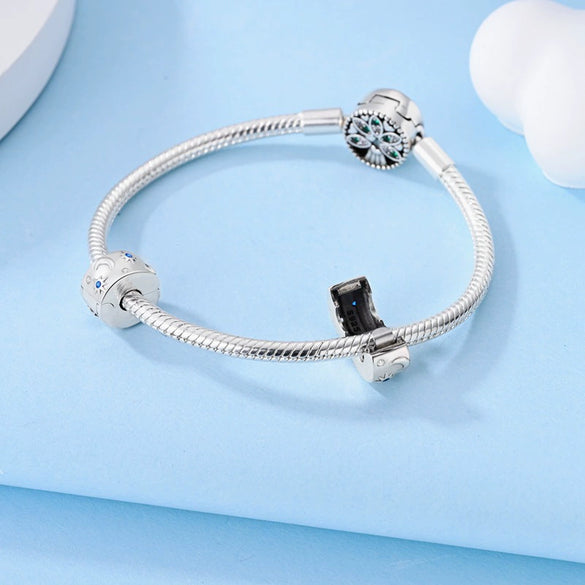 Diy Accessories Bracelet S925 Sterling Silver Original Design Owl Hummingbird Unicorn Charm Dripping Oil