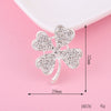 Diy Accessories Fourleaf Clover Colorful Flower Alloy Diamond Series Mobile Phone Shell Beauty Rhinestone Sticker Material