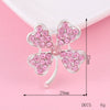 Diy Accessories Fourleaf Clover Colorful Flower Alloy Diamond Series Mobile Phone Shell Beauty Rhinestone Sticker Material