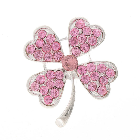 Diy Accessories Fourleaf Clover Colorful Flower Alloy Diamond Series Mobile Phone Shell Beauty Rhinestone Sticker Material