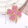 Diy Accessories Fourleaf Clover Colorful Flower Alloy Diamond Series Mobile Phone Shell Beauty Rhinestone Sticker Material