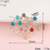 Diy Accessories Fourleaf Clover Colorful Flower Alloy Diamond Series Mobile Phone Shell Beauty Rhinestone Sticker Material