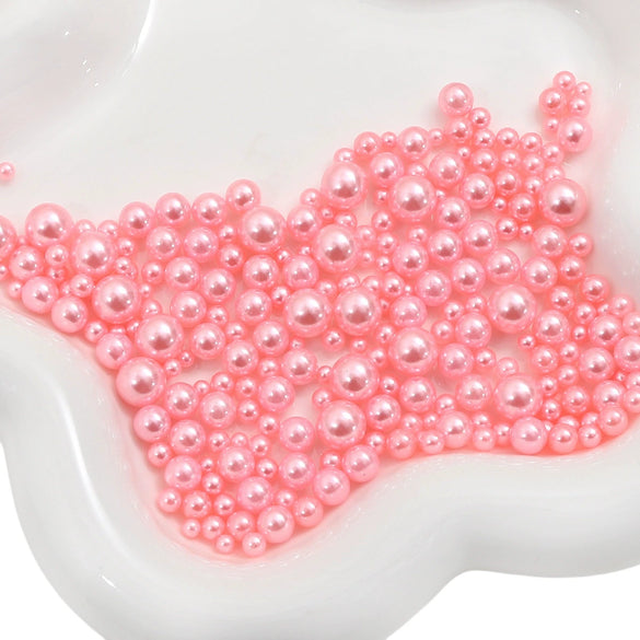 Diy Accessories Imitation Pearl Round Beads For Macaron Cosmetic Case Decorative Handmade