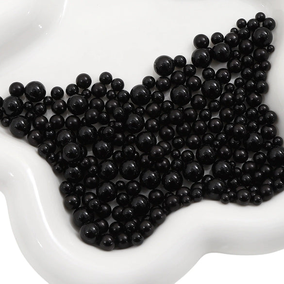Diy Accessories Imitation Pearl Round Beads For Macaron Cosmetic Case Decorative Handmade