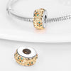 Diy Bracelet Accessories Sunflower Copper Silver Plated Dripping Oil Original Design Plant Flowers Charm