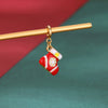 Diy Christmas Bracelet And Necklace Accessories With Stainless Steel Christmas Tree Snowflake Bell And Dripping Oil Design