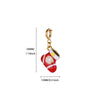 Diy Christmas Bracelet And Necklace Accessories With Stainless Steel Christmas Tree Snowflake Bell And Dripping Oil Design