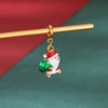 Diy Christmas Bracelet And Necklace Accessories With Stainless Steel Christmas Tree Snowflake Bell And Dripping Oil Design