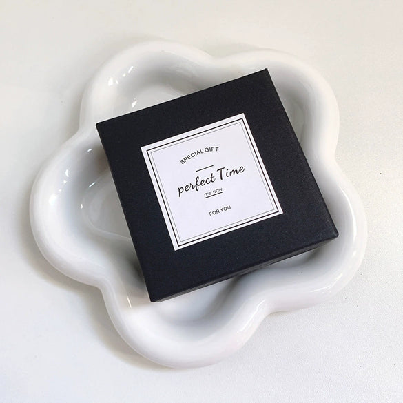 Diy Flower And Sticker Packaging Box Accessories Composite Material Gift Bag Decoration For Jewelry Boxes With Rose Sunflower Horseshoe And Lotus Designs