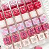Diy Handmade Bracelet Necklace Mobile Phone Chain With Square Acrylic Beads Apply Oil Plastic Resin Material