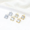 Diy Handmade Crystal Zircon Water Drop Earrings Pendant 14K Goldfilled Electroplated