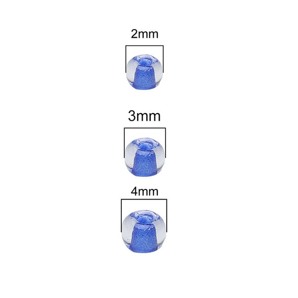 Diy Handmade Glass Beads Material For Bracelet And Mobile Phone Chain Transparent Dyed Core Silk Dopamine Style