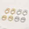 Diy Handmade Jewelry Accessories Copper Electroplated Light Luxury Style Butterfly Zircon Bracelet Necklace Earrings