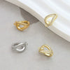 Diy Handmade Jewelry Copper Gold Coated Zirconium Inlaid Pearl Buckle Belt Hanging Beaded Bracelet Necklace Accessories Material