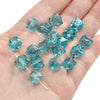 Diy Handmade Loose Beads Acrylic Material Round And Square Beads With Cut Diamond Crystal