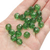 Diy Handmade Loose Beads Acrylic Material Round And Square Beads With Cut Diamond Crystal