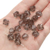Diy Handmade Loose Beads Acrylic Material Round And Square Beads With Cut Diamond Crystal