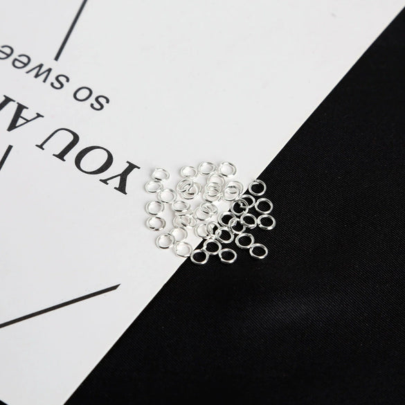 Diy Handmade Metal Open Jump Rings For Bracelet And Earring Making Single Round Connecting Rings