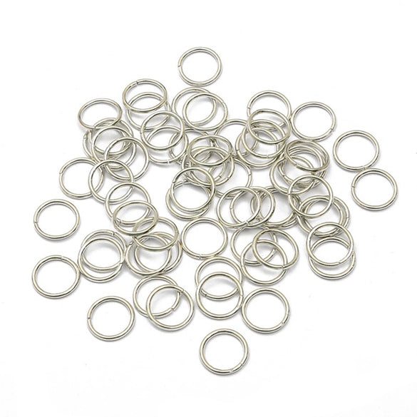Diy Handmade Metal Open Jump Rings For Bracelet And Earring Making Single Round Connecting Rings