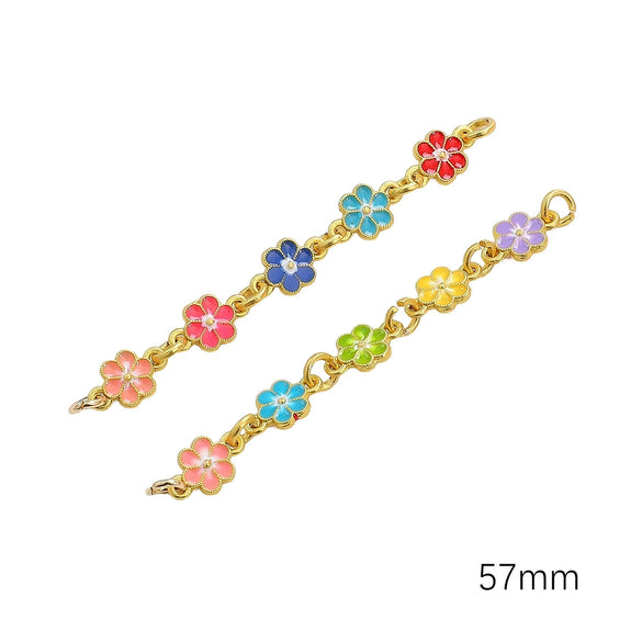 Diy Handmade Peanut Pendant Bracelet Necklace Loose Beads Accessories With Sand Gold Drop Oil Inlaid Glass Copper Material
