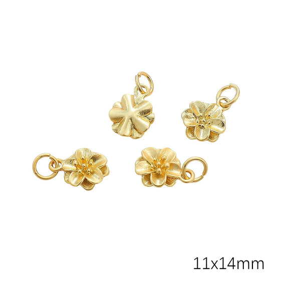 Diy Handmade Peanut Pendant Bracelet Necklace Loose Beads Accessories With Sand Gold Drop Oil Inlaid Glass Copper Material