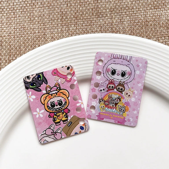 Diy Handmade Plastic And Resin Hanging Beads Accessories With Line Pattern And Cartoon Style