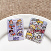 Diy Handmade Plastic And Resin Hanging Beads Accessories With Line Pattern And Cartoon Style