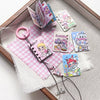 Diy Handmade Plastic And Resin Hanging Beads Accessories With Line Pattern And Cartoon Style