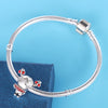 Diy Jewelry Accessories Bracelet Beads Cute Eating Melon Little Girl String Beads Silver Plated Dripping Oil